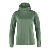 Ženska majica Fjällräven Abisko Sun-hoodie W Patina Green XS