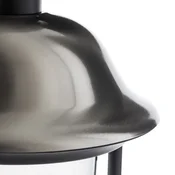 Konstsmide Stojalo za svetilko Parma, črno, kovina, višina 52 cm, E27, IP43 - Podeželska hiša/Rustikalna - nerjaveče jeklo, črno, prozorno