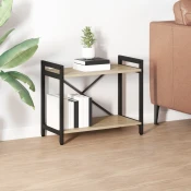 vidaXL Knjižna omara sonoma hrast 60 x 30 x 48.5 cm Konstruiran les