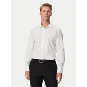 Calvin Klein Srajca Supima LV04LH105G Bela Regular Fit