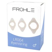 Frohle LR004 Set prstenova za penis, Silikonski, 3 komada