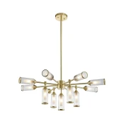 Endon 106256 - Luster na šipci TOUR 13xG9/3W/230V mesing