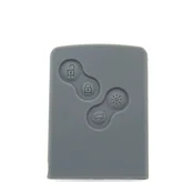 CAR 888 ACCESSORIES Silikonska navlaka za kljuceve Renault siva
