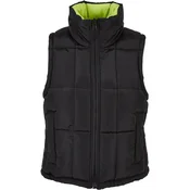 Urban Classics Brezrokavnik Reversible zelena/črna