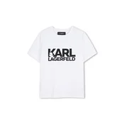 Karl Lagerfeld Otroška bombažna kratka majica