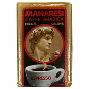 Mleta kava Manaresi Caffe Arabica Espresso 250g