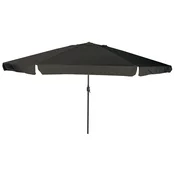 Vrtni suncobran Crna 394 x 394 x 248 cm Poliester i celik