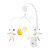 KikkaBoo Muzicka vrteška za krevetac Joyful Mice (KKB10372)
