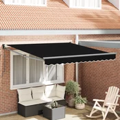 Povlacivi tende Crna 300 x 250 x 165 cm