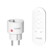 Komplet brezžičnih vtičnic MINI Schuko, daljinski upravljalnik 1+1, 2300W