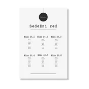 Personal Sedežni red- Minimalism Ljubezen