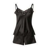 Lauren Ralph Lauren Pižama SIGNATURE, črna