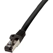 LOGILINK LogiLink CQ8033S RJ45 omrežni kabel\, Patch kabel CAT 8.1 S/FTP 1.00 m črna brez halogena 1 kos, (20419491)