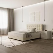 Bessagi Home oblazinjena postelja Frederico (180x200cm), bež