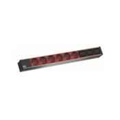 BACHMANN PDU Basic ALU 191U,6xšuko crveni+3xC19,ulaz C20,16A,kabl 2m