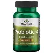 Swanson – Probiotic-4, 60 kapsul