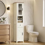Songmics Kopalniška omarica LIRY 33x315x171 cm rjava