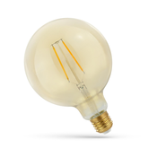 Spectrum LED Retro LED žarnica, E27, G125, 2W (250lm), jantarno steklo, 2400K [WOJ+14078]