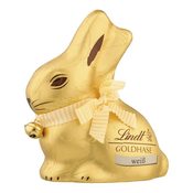 Čokolada Lindt Zlati zajček beli 100g
