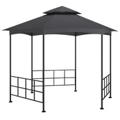 Vidaxl Paviljon s stranicami 3,1x2,7 cm antraciten
