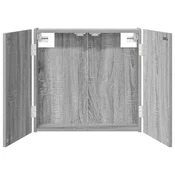vidaXL Omara za tarče Siva Sonoma 56 x 12 x 53,5 cm Inženirski les