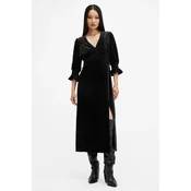 Obleka AllSaints ANI VELVET