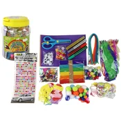 Kreativni umetniški set v DIY kozarcu