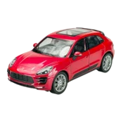 shumee WELLY PORSCHE MACAN TURBO RDEČA 1:24 24047