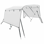 Tenda bimini s 4 luka i bočnim stijenkama 243x(200-213)x137 cm