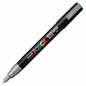 Posca POSCA Uni flomaster; konica 0,9-1,3 mm; srebrn, (21290490)
