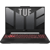 Asus Notebook ASUS TUF Gaming A15 FA507NU-LP032 R7 / 16GB / 1TB SSD / 15,6 FHD IPS 144Hz / NVIDIA GeForce RTX 4050 / Windows 11 Home (Mecha Gray), (01-nb15as00112-w11h)