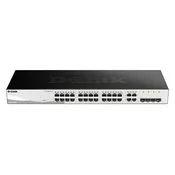 D-Link DGS-1210-28MP 28-Port Gigabit PoE+ Smart Switch including 4 SFP Ports (DGS-1210-28MP)