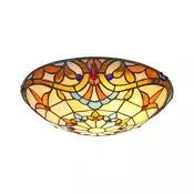 Brilagi - Tiffany vitražna stropna lampa MIRABELLA 2xE27/60W/230V precnik 40 cm