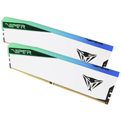 PATRIOT VIPER ELITE 5 BIJELI RGB 64GB DDR5 6200MHz / DIMM / CL42 / Kit 2x 32GB