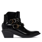 Škornji PINKO Ankle Boot Box Calf SD0343 P114 Z99 Črna