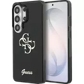 Guess IML 4G Script Metal Logo zadnji pokrov za Samsung Galaxy S26 Ultra črn