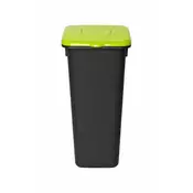 Plafor Koš za smeti pla črn 20l - zelen pokrov
