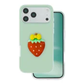 Tutti Frutti 2v1 silikonski ovitek za iPhone 17 Pro - zelen