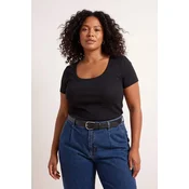 Trendyol Curve Ženska bluza Tbbss26Af00121, Crna
