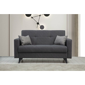 ATELIER DEL SOFA Sofa dvosed Polya Dark Grey