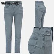 Salsa Faith Cropped Kavbojke
