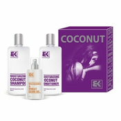 Brazil Keratin Darilni set za suhe in poškodovane lase Coconut oreh