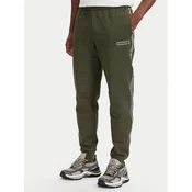 EA7 Emporio Armani Spodnji del trenirke 7M002198 AF10377 U7014 Temno zelena Slim Fit