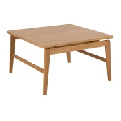 Klubska mizica Norsica 905 Hrast, 45x80x80cm, Les, Kotna