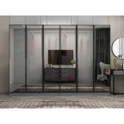 Hanah Home ormar sa reflektujucim staklom Nisa 20631, 270 cm, antracit