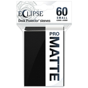 Štitnici za karte Ultra Pro - Eclipse Matte Small Size, Jet Black (60 kom.)