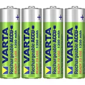 Varta Mignon (AA) baterija NiMH Varta Ready2Use HR06, 1350 mAh, 1.2 V, 4 kosi