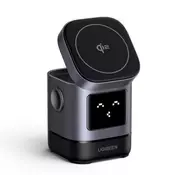 Ugreen Uno 2-in-1 magnetni brezžični polnilnik 15W