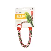 Palica iz vrvi za papige barvna Flamingo - S