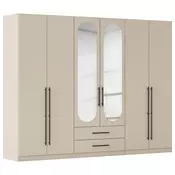 Ormar Sa Klasičnim Vratima Velora 271/210/54 cm šampanjac